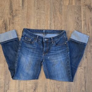 Women's GAP Cropped Blue Denim Jeans